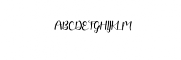 Belova.ttf Font UPPERCASE