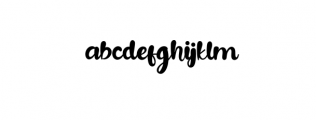 Beloved Daughter.ttf Font LOWERCASE