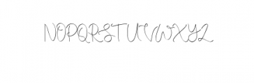 Beloved Signature Script.ttf Font UPPERCASE
