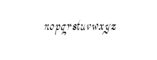 Belphiz Font Font LOWERCASE