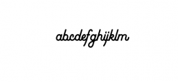 Belvedere Font LOWERCASE