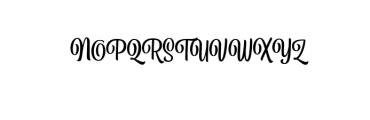 Belymonscript.otf Font UPPERCASE