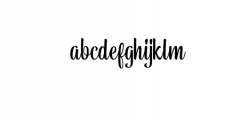 Belymonscript.otf Font LOWERCASE