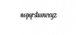 Belymonscript.otf Font LOWERCASE