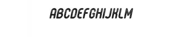 Benjamin Grunge Italic.ttf Font UPPERCASE