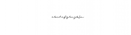 Berlin Signature.ttf Font LOWERCASE