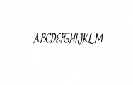 Bermingham.ttf Font UPPERCASE