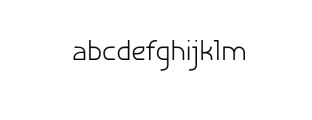 Bernal Sans.ttf Font LOWERCASE