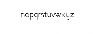 Bernal Sans.ttf Font LOWERCASE