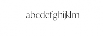 Berton-Light.otf Font LOWERCASE