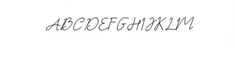 Best Signature Italic Font UPPERCASE