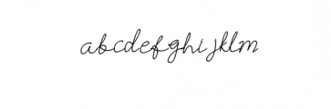 Best Signature Italic Font LOWERCASE