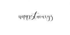 Betharia TTF Font LOWERCASE