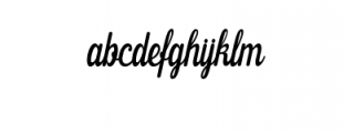 Bettaria.otf Font LOWERCASE