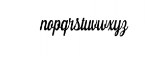 Bettaria.otf Font LOWERCASE