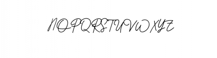 Better Signature.otf Font UPPERCASE