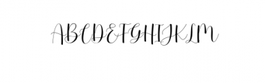 Betterday Script.ttf Font UPPERCASE