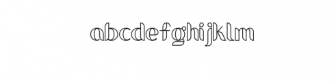 Bevog Font Font LOWERCASE