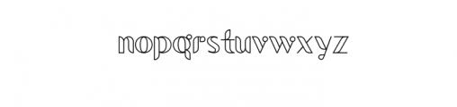 Bevog Font Font LOWERCASE