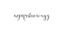 belitha Font LOWERCASE