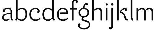 Be Creative Light Font LOWERCASE