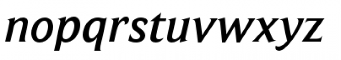 Beaufort Pro Medium Italic Font LOWERCASE