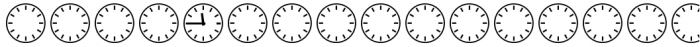 Beaulieu Clocktime Day Font OTHER CHARS