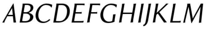 Beaulieu Regular Italic Font UPPERCASE