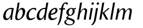 Beaulieu Regular Italic Font LOWERCASE