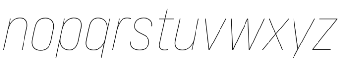 Bebas Neue Pro Sm ETh It Font LOWERCASE