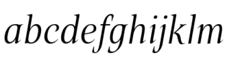 Belda Condensed Light Italic Font LOWERCASE