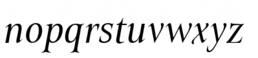 Belda Condensed Regular Italic Font LOWERCASE