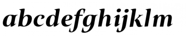 Belda Extended Black Italic Font LOWERCASE