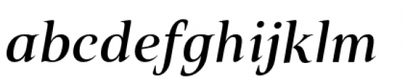 Belda Extended Medium Italic Font LOWERCASE