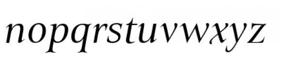 Belda Extended Regular Italic Font LOWERCASE