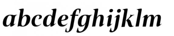 Belda Normal ExBold Italic Font LOWERCASE