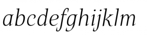 Belda Normal Thin Italic Font LOWERCASE