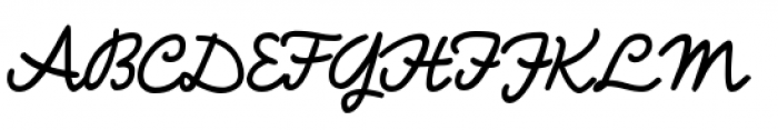 Bellfort Script Font UPPERCASE