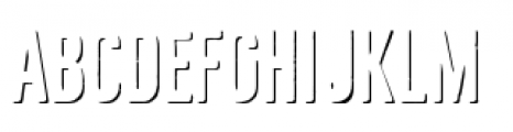 Bellfort Shadow Only Font UPPERCASE