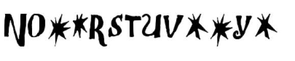 Bensgothic Ligatures Font LOWERCASE