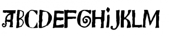Bensgothic Font LOWERCASE