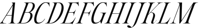 Between Century Italic Serif Font UPPERCASE