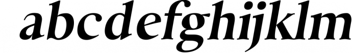 BERNARD, A Classic Typeface Font LOWERCASE