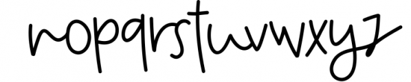Beach Bum - Handwritten Script Font Font LOWERCASE