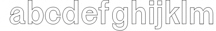 Beacher Sans Serif Typeface 5 Font LOWERCASE