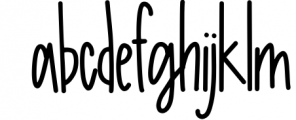 Beautiful Spring - A Quirky Handlettered Font Font LOWERCASE