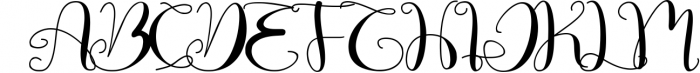 Beautiful Variella - Modern Calligraphy Font Font UPPERCASE