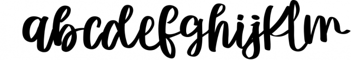 Beautiful Winter Font LOWERCASE