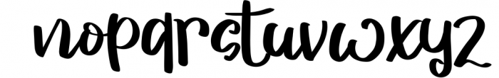 Beautiful Winter Font LOWERCASE