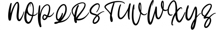Beauty Bailey - A Beauty Handwritten Font Font UPPERCASE